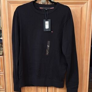 Tommy Hilfiger Men's Black Crewneck Sweater